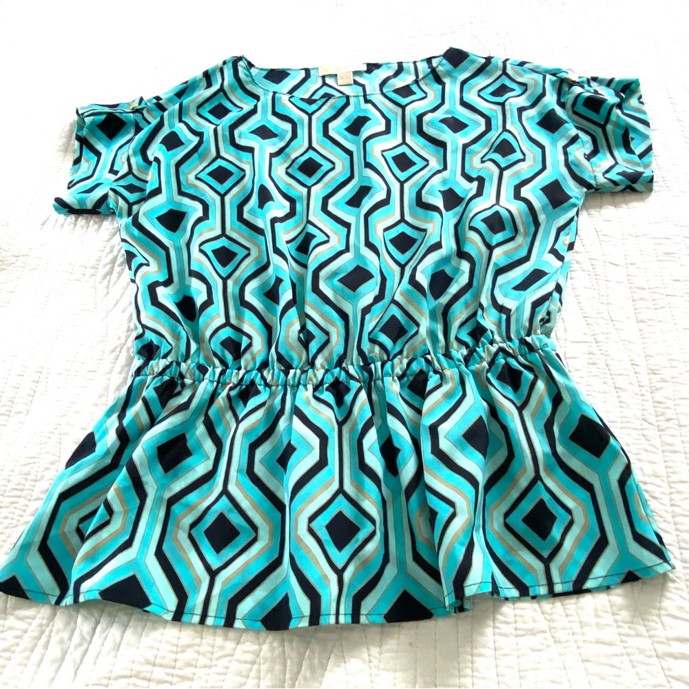 🔹3/$15🔹 Michael Kors Geometric Top Size 14